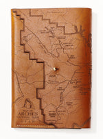 Load image into Gallery viewer, Arches National Park Map Journal