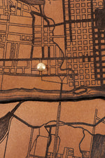Load image into Gallery viewer, Austin Map Clutch