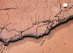 Load image into Gallery viewer, Big Sur Map Clutch
