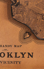 Load image into Gallery viewer, Brooklyn Map Clutch