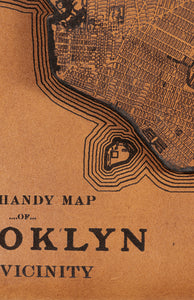 Brooklyn Map Clutch