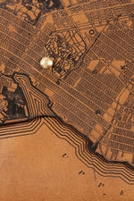 Load image into Gallery viewer, Brooklyn Map Clutch