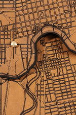 Load image into Gallery viewer, Columbus Map Clutch