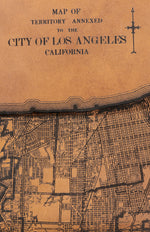 Load image into Gallery viewer, Los Angeles Map Clutch