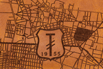 Load image into Gallery viewer, Mexico City Map Clutch