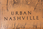 Load image into Gallery viewer, Nashville Map Clutch