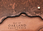 Load image into Gallery viewer, Oakland Map Clutch