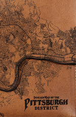 Load image into Gallery viewer, Pittsburgh Map Clutch