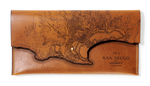 Load image into Gallery viewer, San Diego Map Clutch
