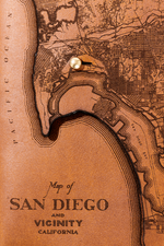Load image into Gallery viewer, San Diego Map Journal
