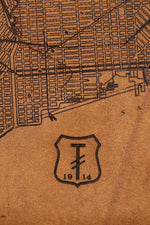 Load image into Gallery viewer, San Francisco Map Clutch