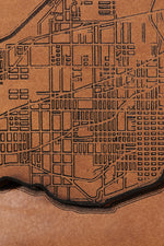 Load image into Gallery viewer, Seattle Map Clutch