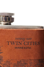 Load image into Gallery viewer, Twin Cities Map Flask