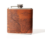Load image into Gallery viewer, Twin Cities Map Flask