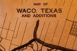 Load image into Gallery viewer, Waco Map Clutch