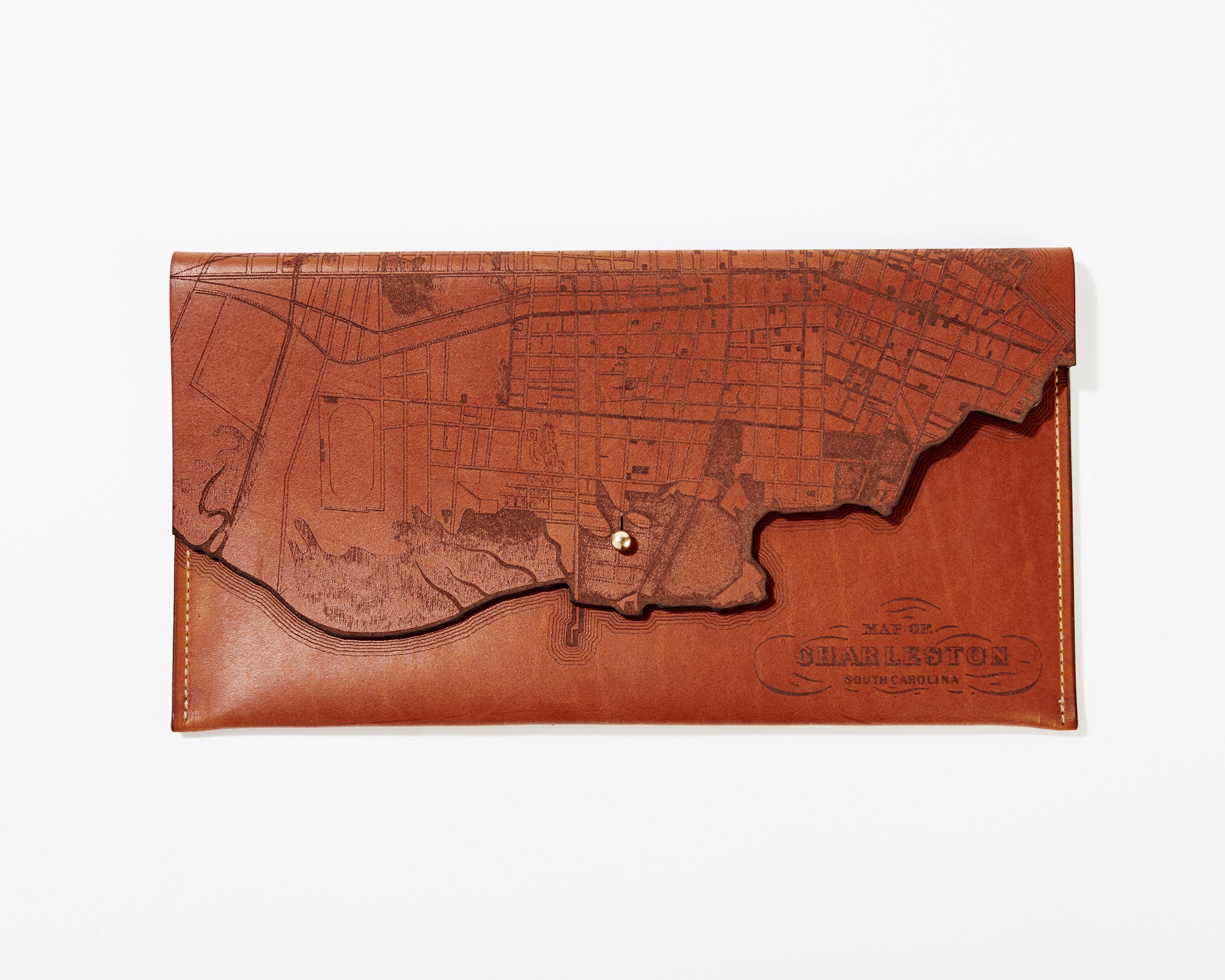 Charleston Map Clutch