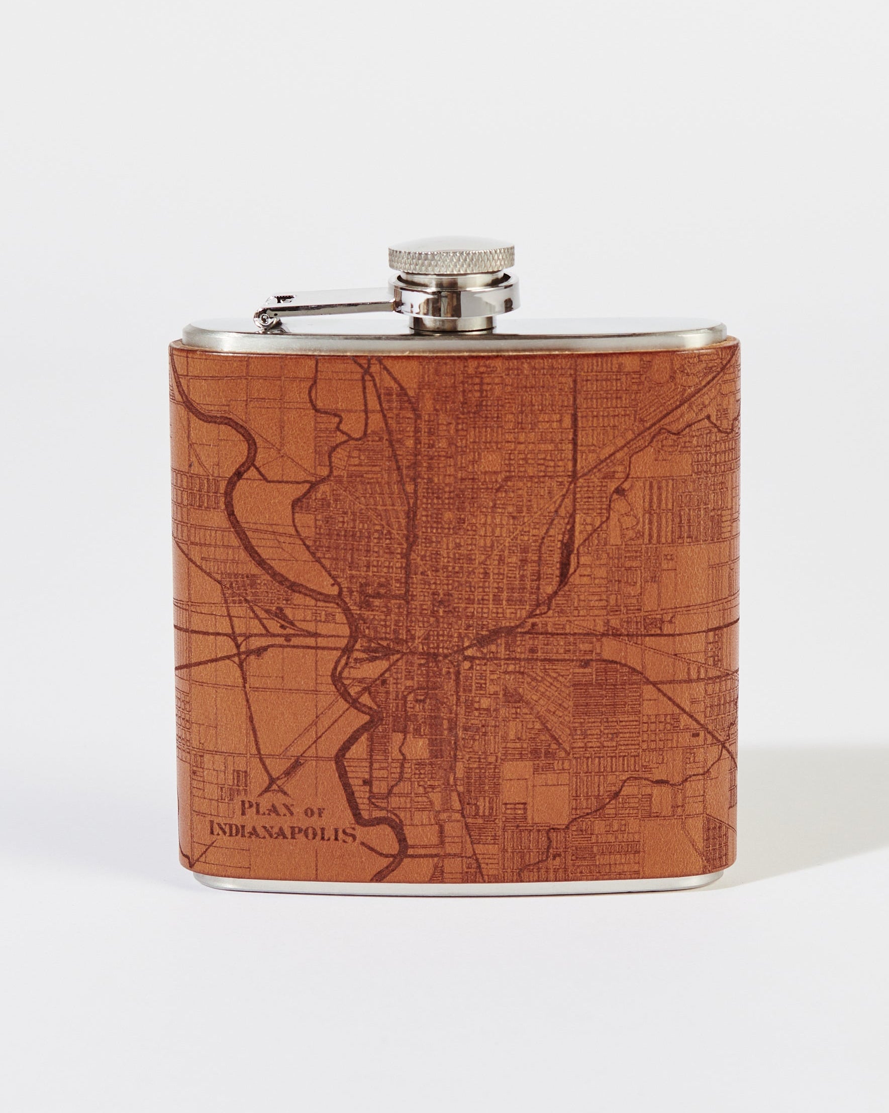 Indianapolis Map Flask