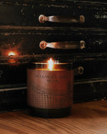 Load image into Gallery viewer, Leather Wrapped Soy Candle // Grapefruit &amp; Piñon
