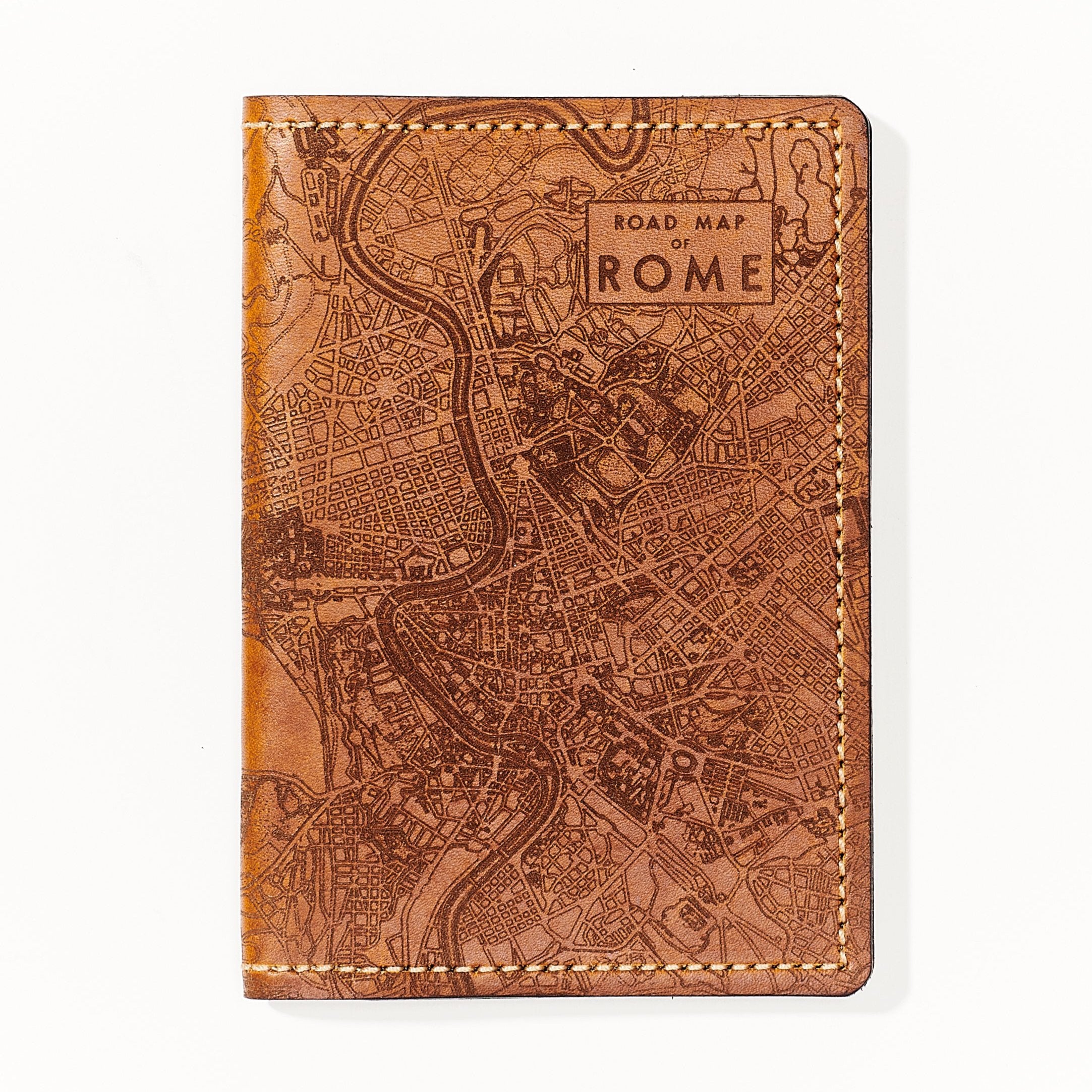 Rome Map Passport Wallet