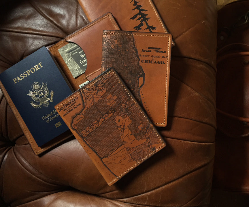 Milwaukee Map Passport Wallet