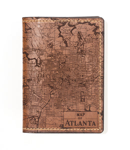 Atlanta Map Passport Wallet