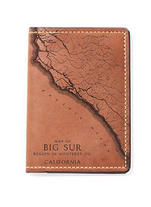 Big Sur Map Passport Wallet