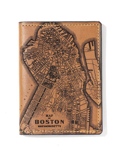 Boston Map Passport Wallet