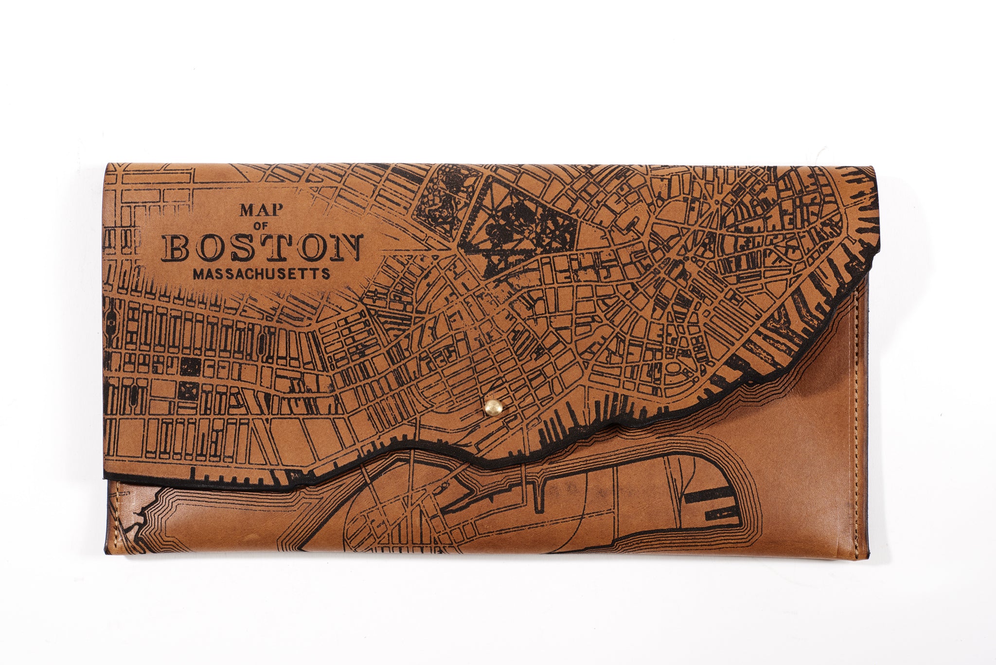 Boston Map Clutch
