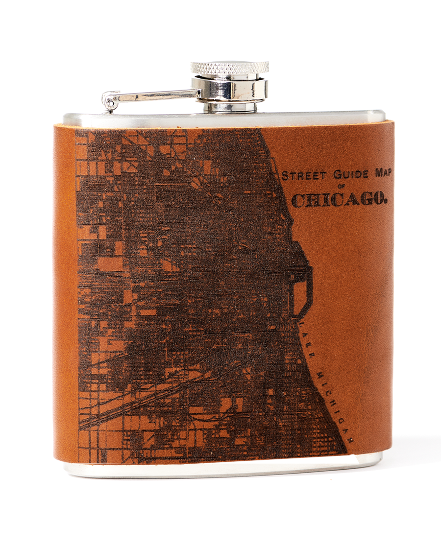 Chicago Map Flask