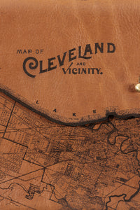 Cleveland Map Clutch