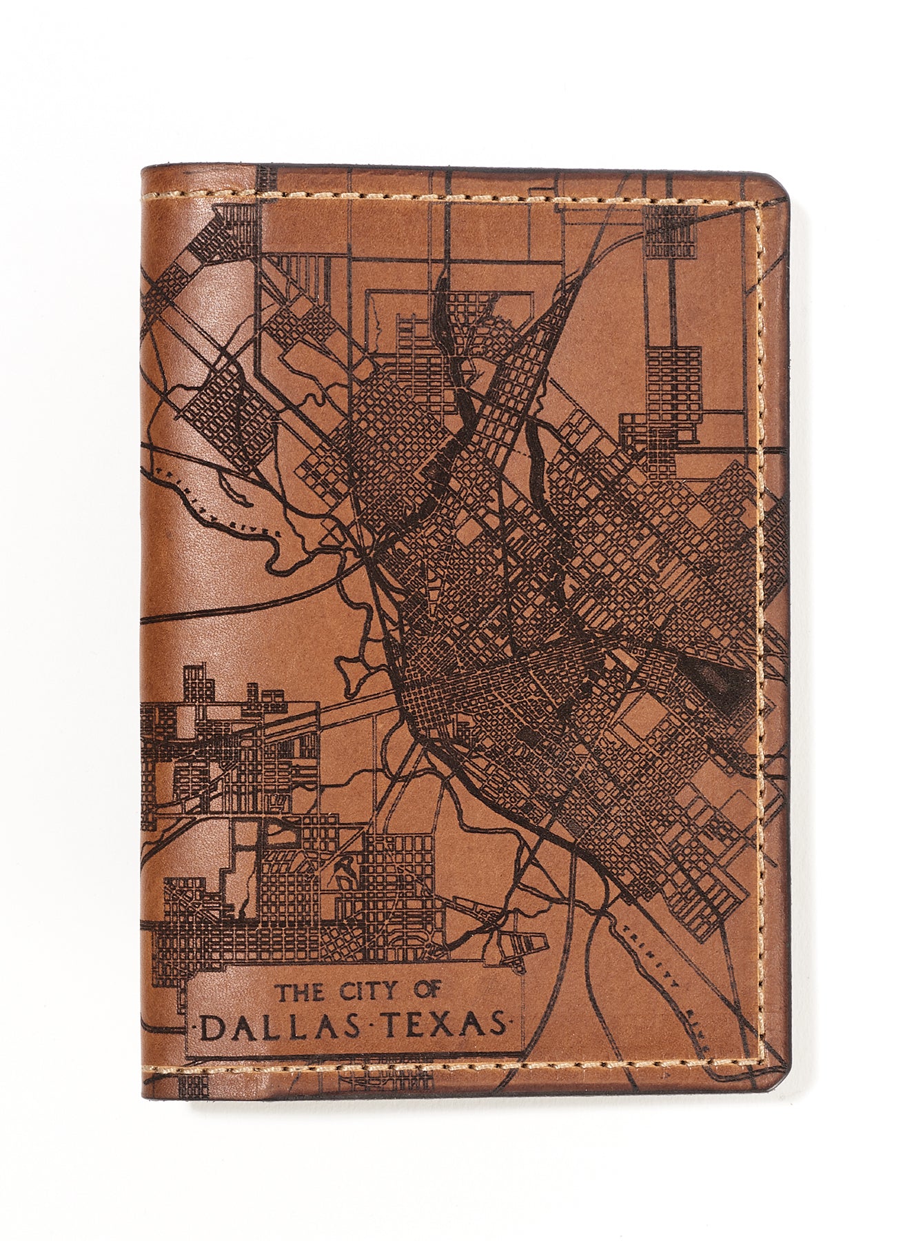 Dallas Map Passport Wallet