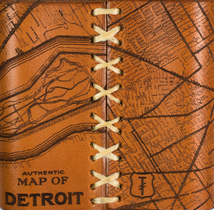 Detroit Map Flask