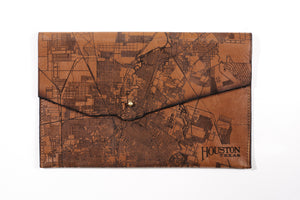 Houston Map Clutch