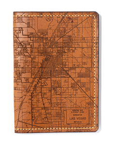 Las Vegas Map Passport Wallet