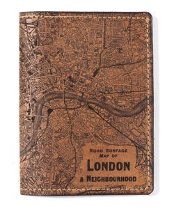 London Map Passport Wallet