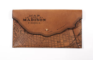 Madison Map Clutch