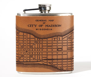 Madison Map Flask