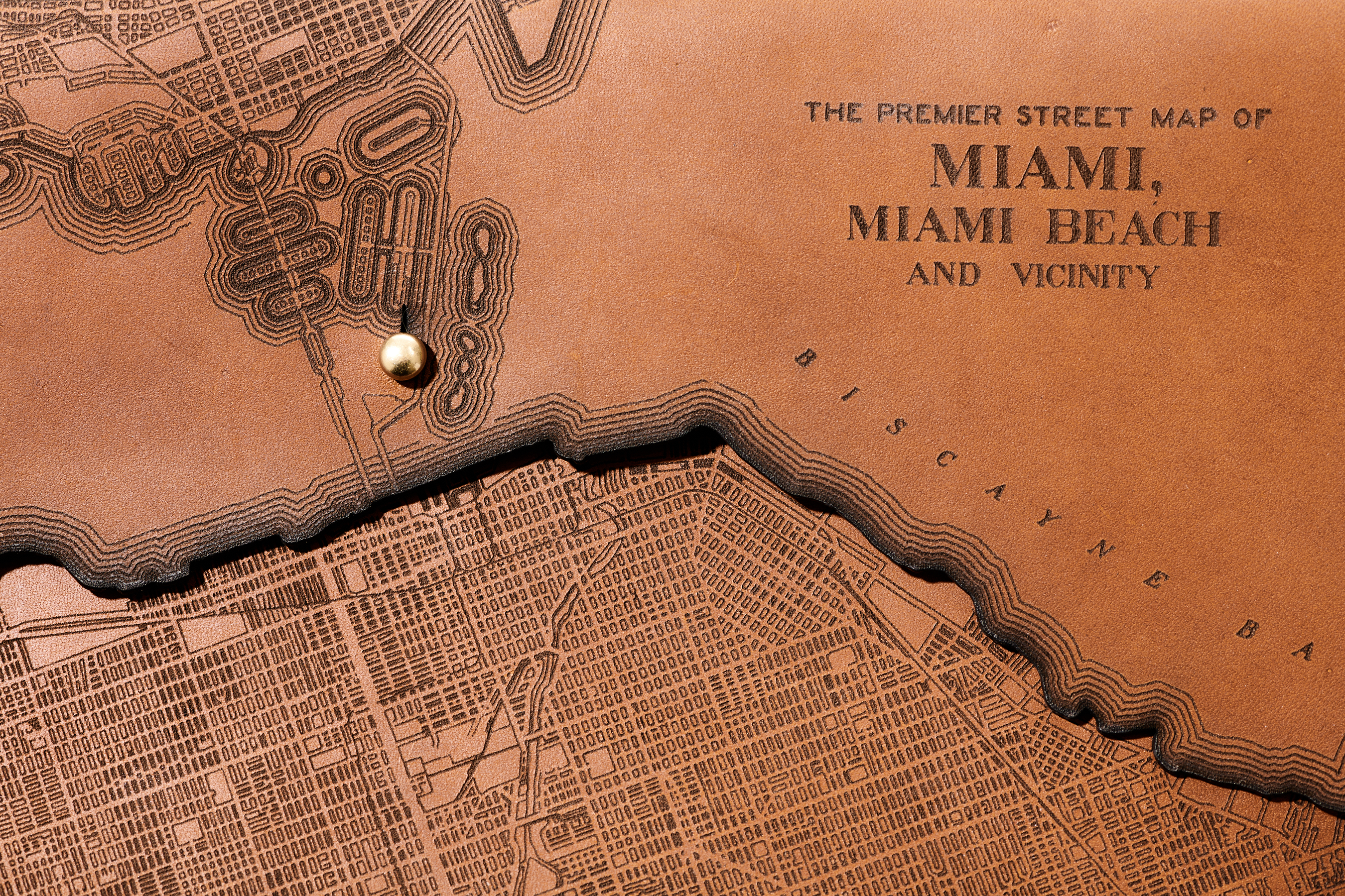 Miami Map Clutch