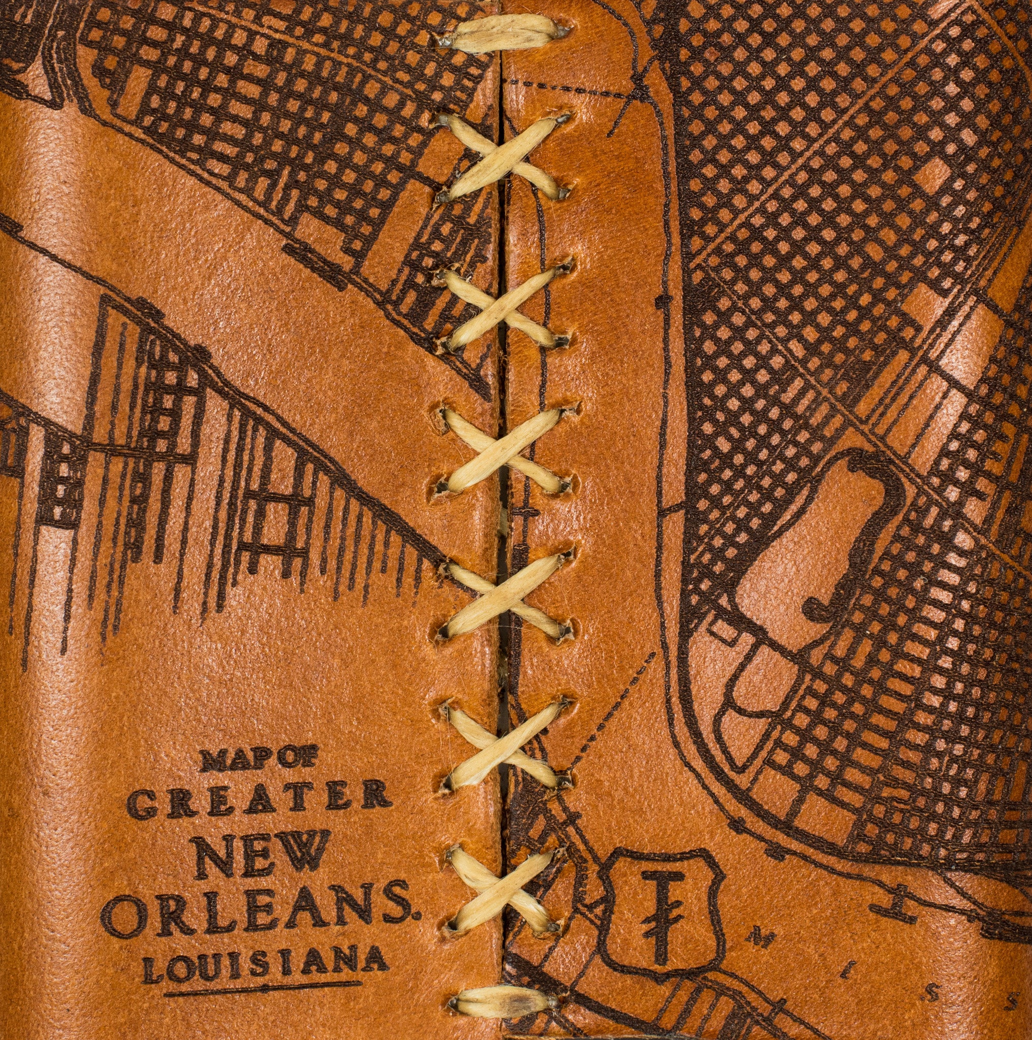 New Orleans Map Flask