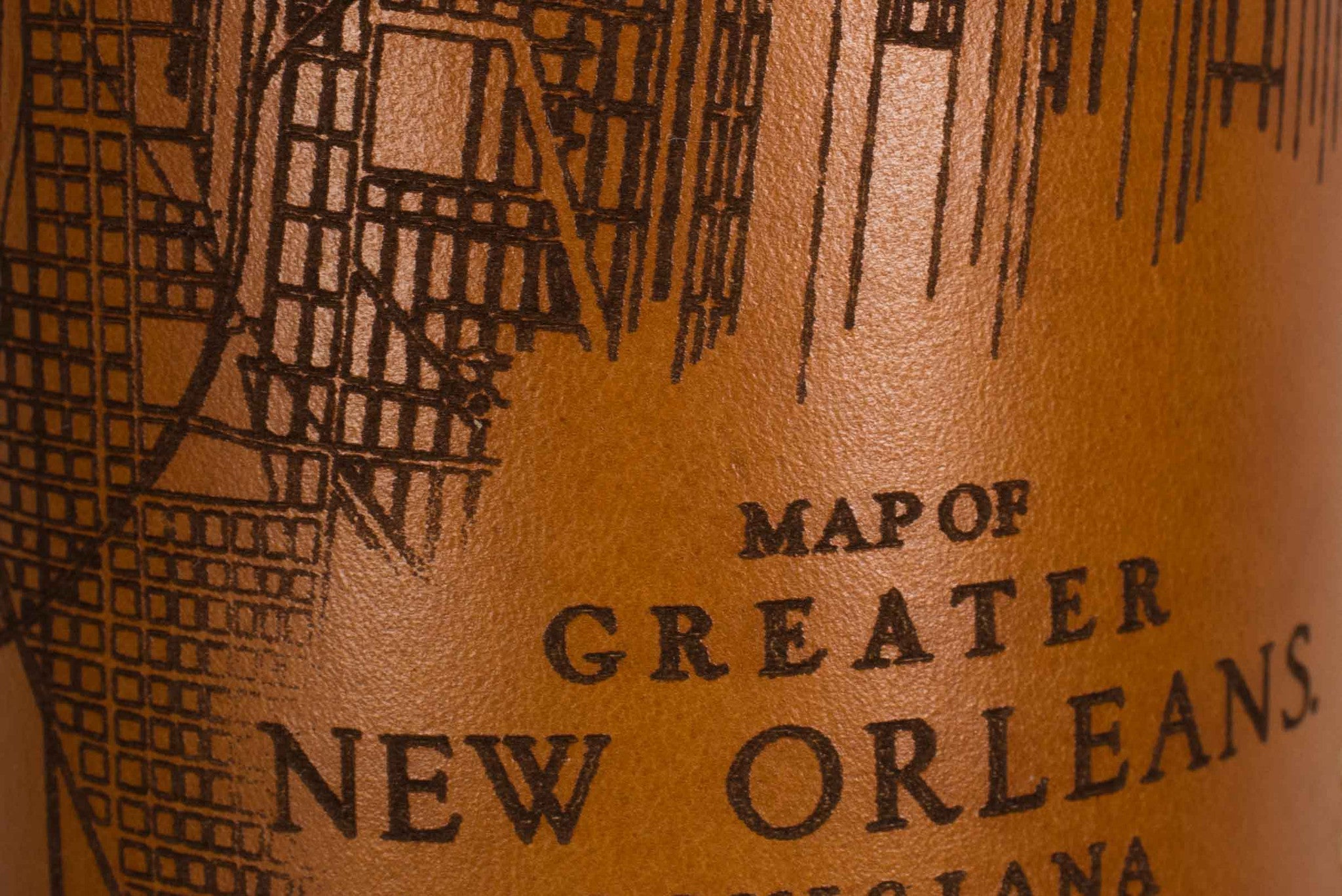 New Orleans Map Travel Mug