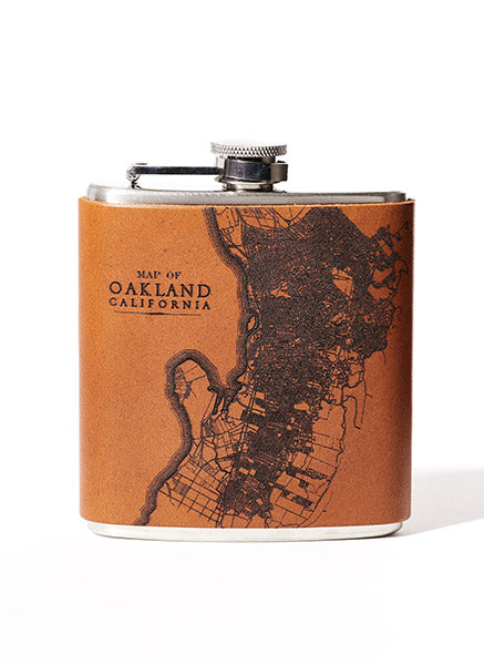 Oakland Map Flask