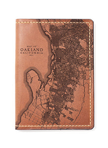 Oakland Map Passport Wallet