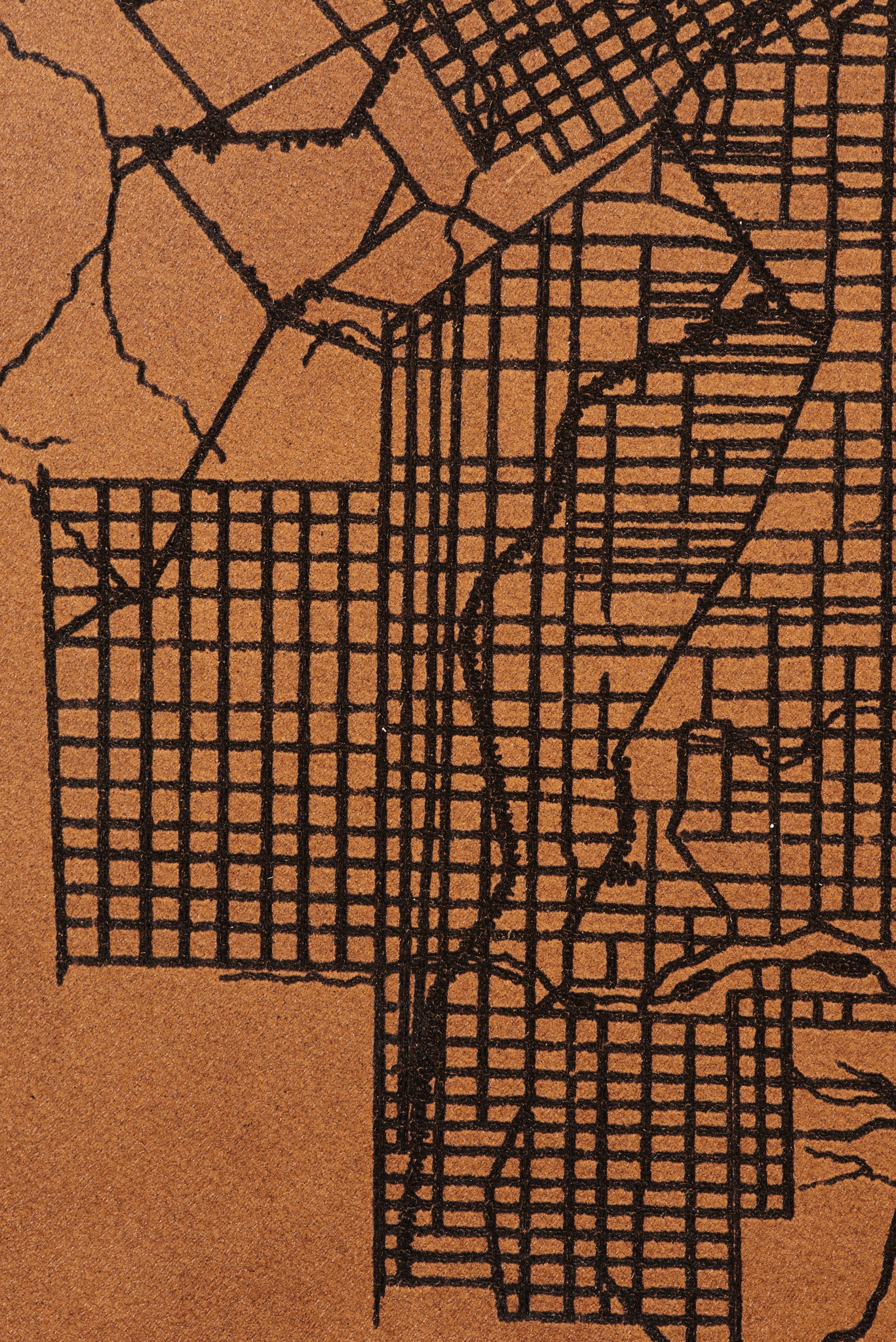 Philadelphia Map Clutch
