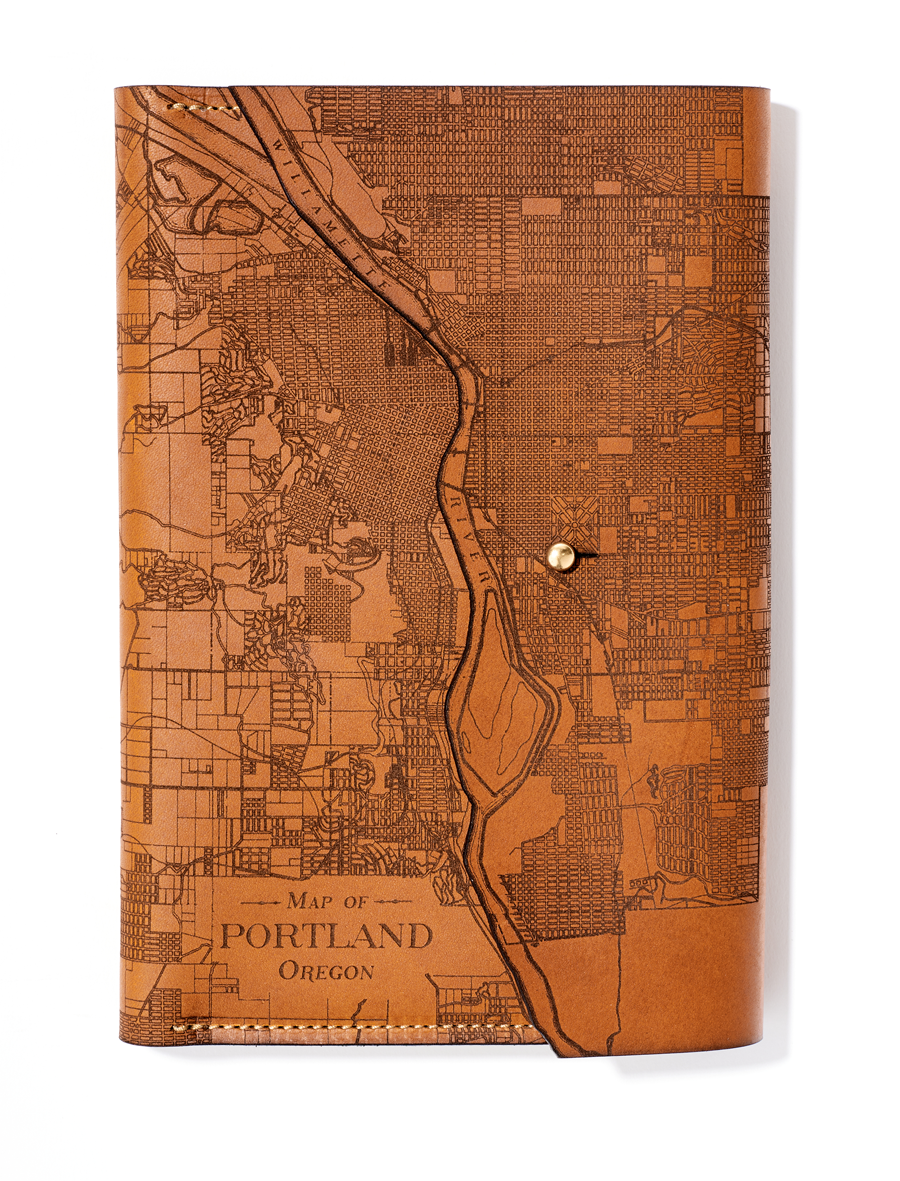 Portland, Oregon Map Journal – Tactile Craftworks
