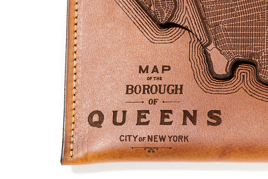 Queens Map Clutch