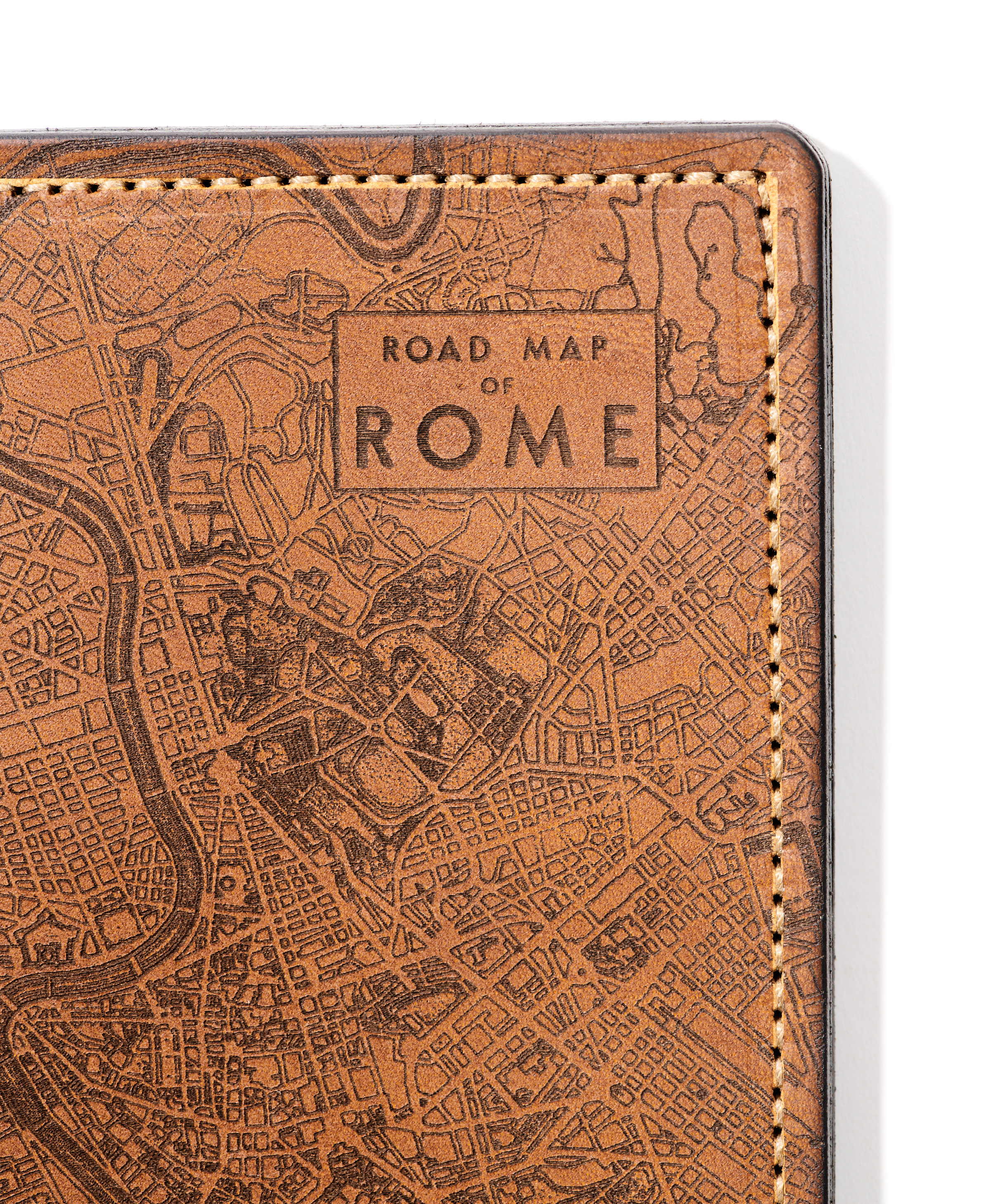Rome Map Passport Wallet