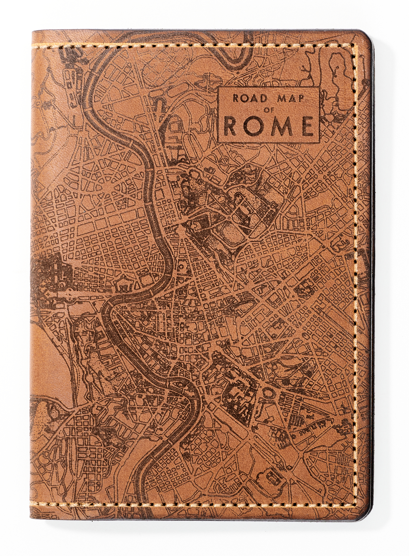 Rome Map Passport Wallet