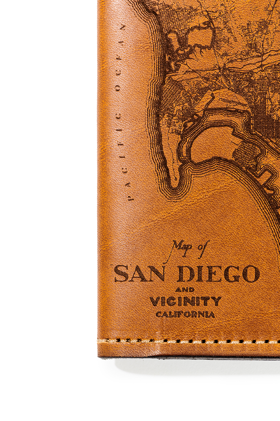 San Diego Map Passport Wallet