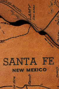 Santa Fe Map Clutch