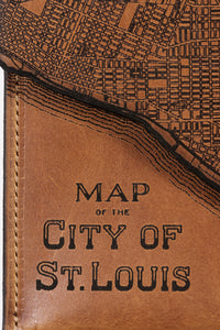 St. Louis Map Clutch